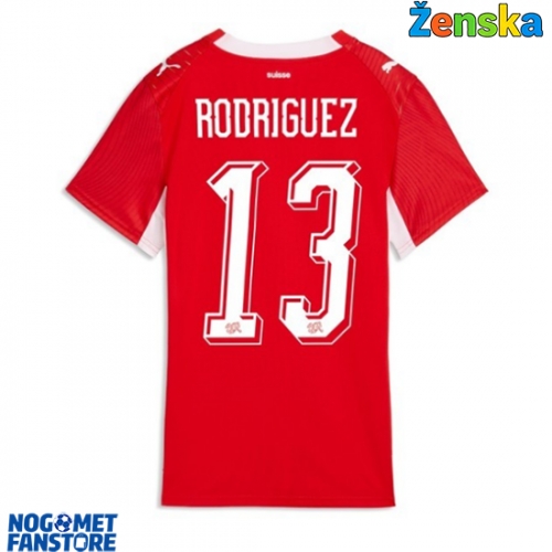 Švicarska Ricardo Rodriguez #13 Domaci Dres za Ženska SP 2026 Kratak Rukav